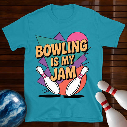 Bowling Is My Jam Vintage Bowling Tee