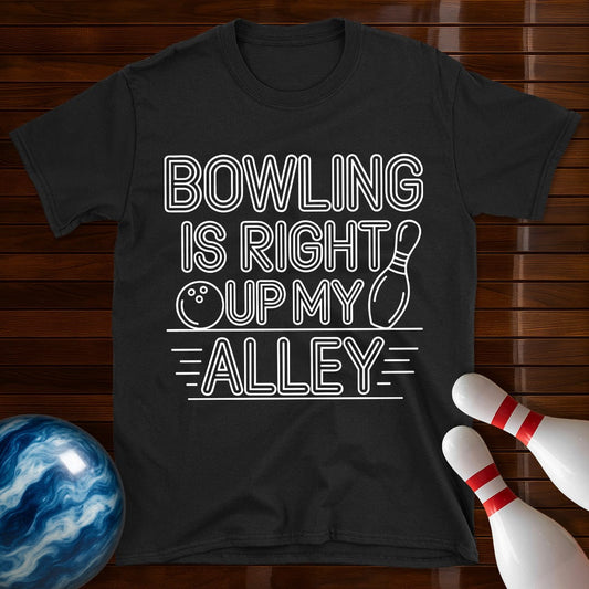 Bowling is Right up my Alley Retro T-Shirt