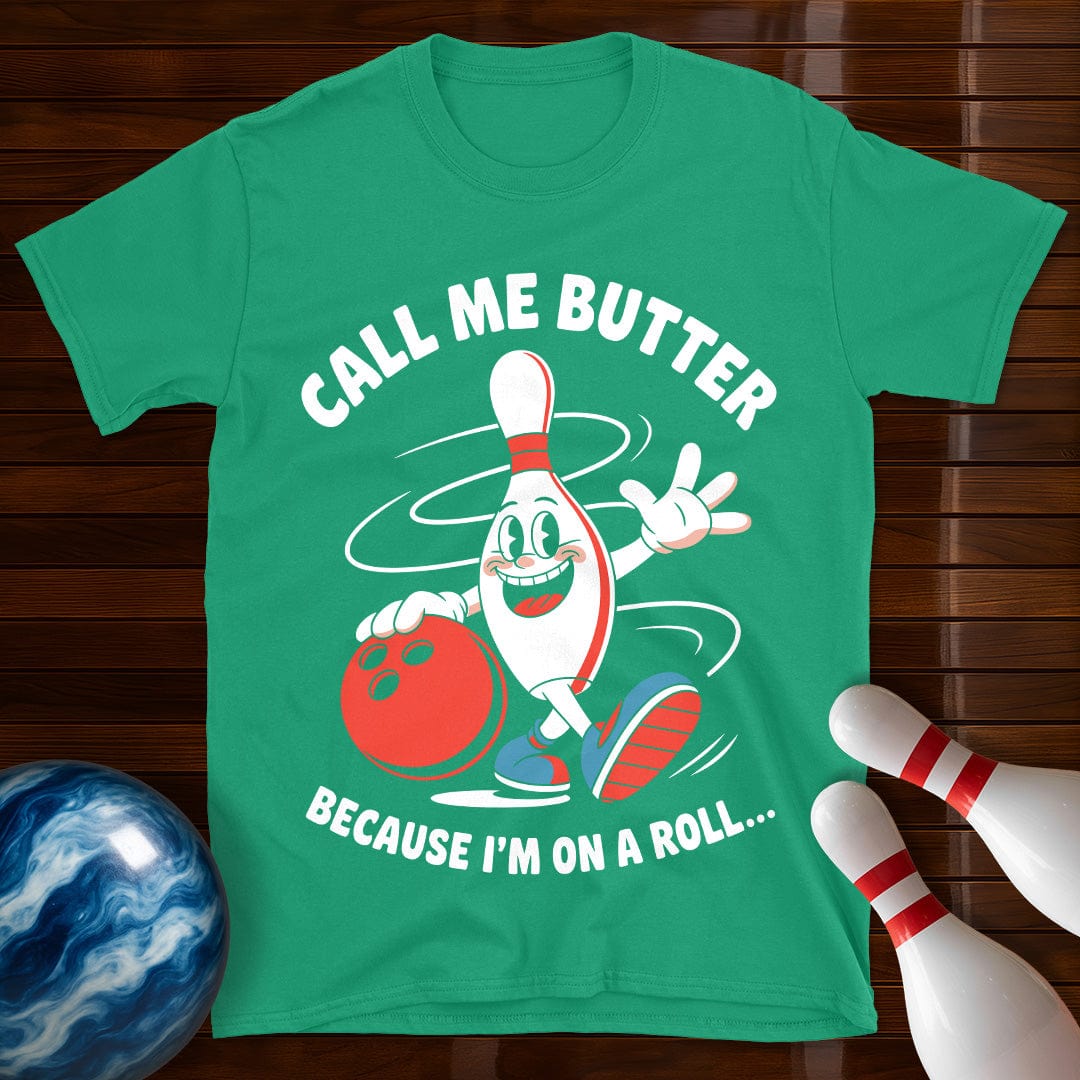 Call Me Butter Funny Bowling T-Shirt