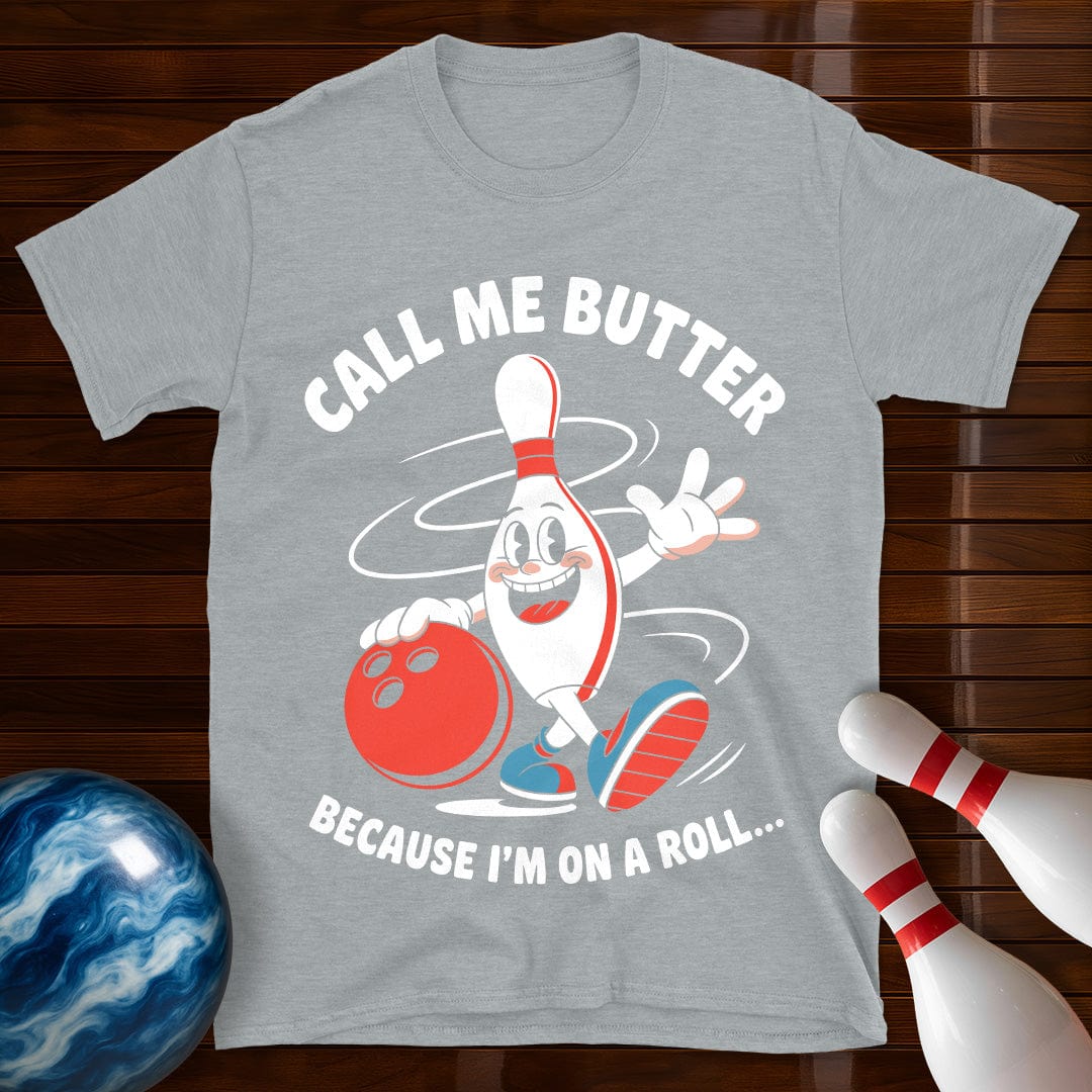 Call Me Butter Funny Bowling T-Shirt