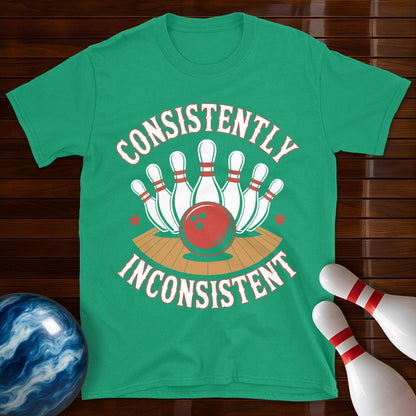 Consistently Inconsistent Bowling Funny Bowling Shirt