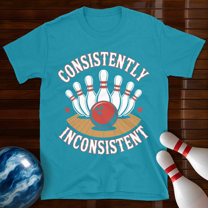 Consistently Inconsistent Bowling Funny Bowling Shirt