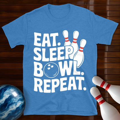 Eat Sleep Bowl Repeat T-Shirt