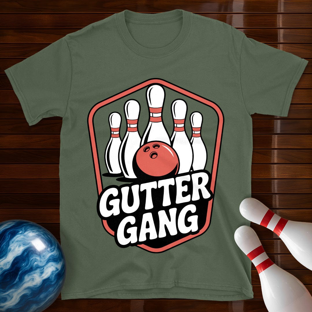 Gutter Gang Bowling Team T-Shirt