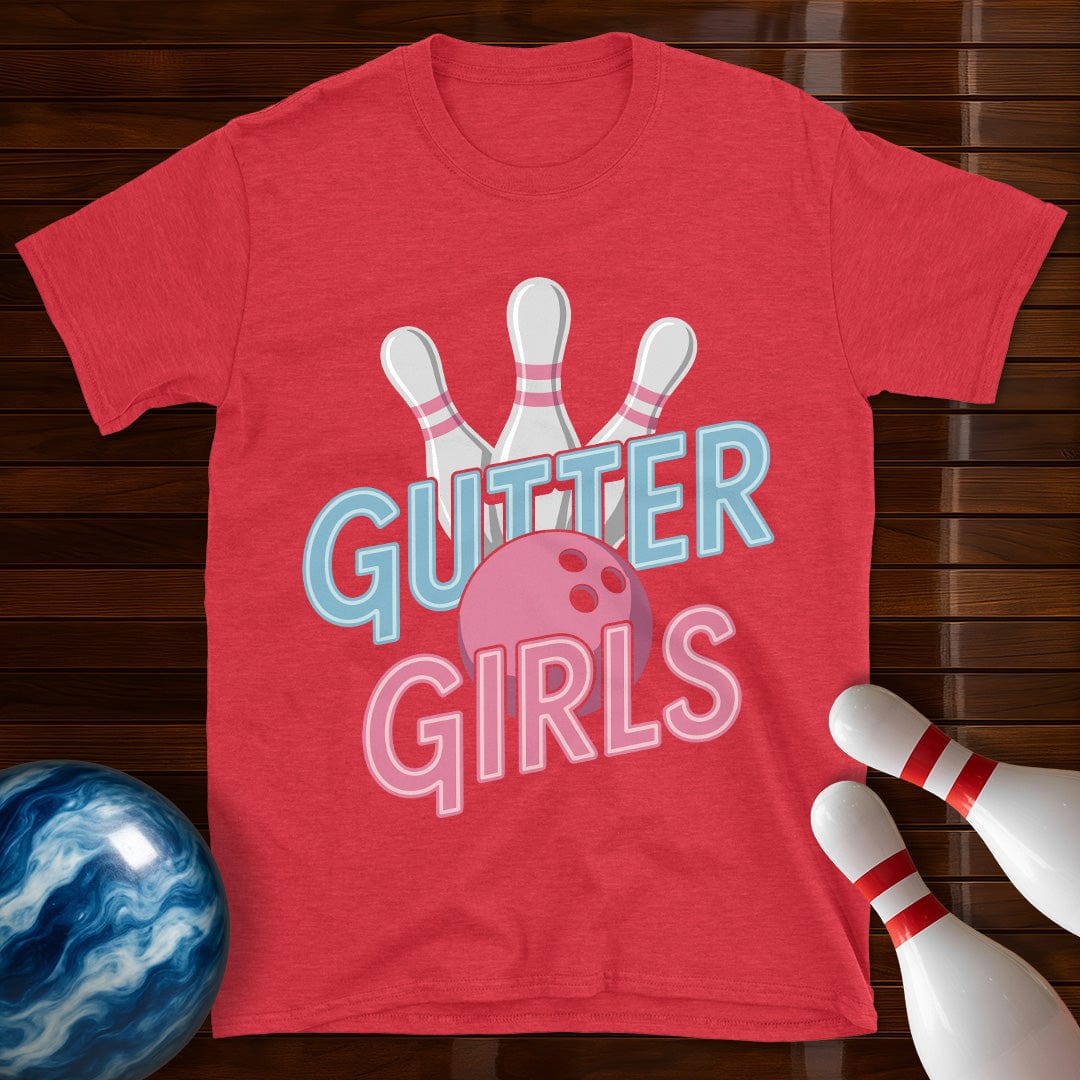 Gutter Girls Cute Women's Bowling T-Shirt