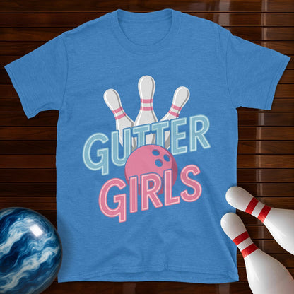 Gutter Girls Cute Women's Bowling T-Shirt