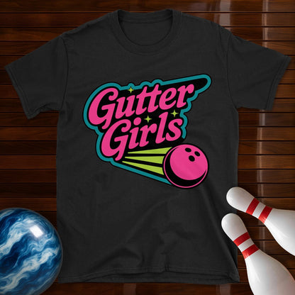 Gutter Girls Retro Bowling Tee