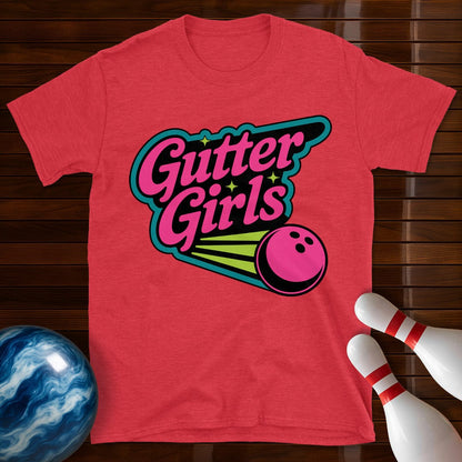 Gutter Girls Retro Bowling Tee