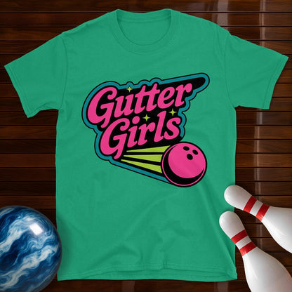 Gutter Girls Retro Bowling Tee