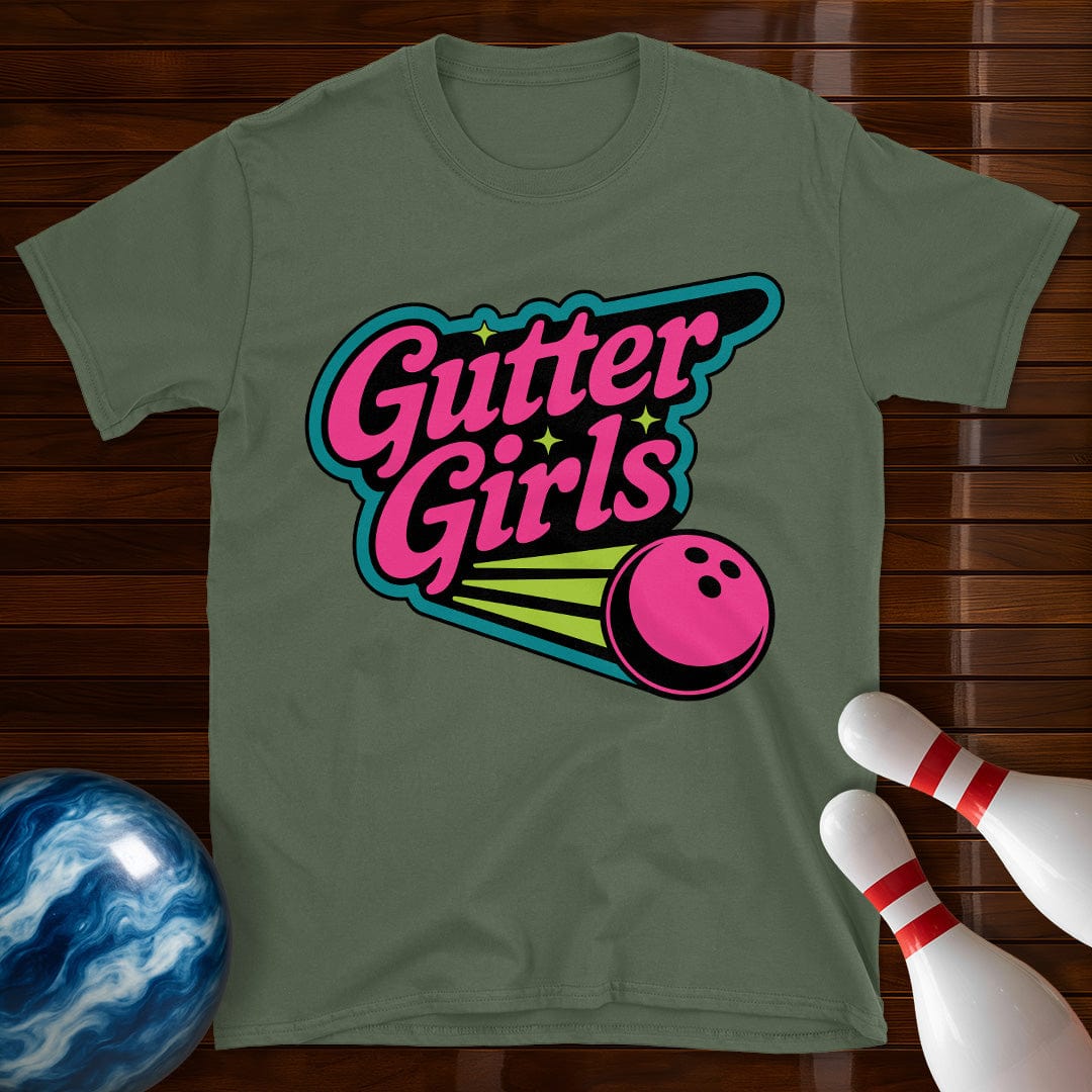Gutter Girls Retro Bowling Tee