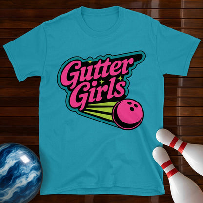 Gutter Girls Retro Bowling Tee