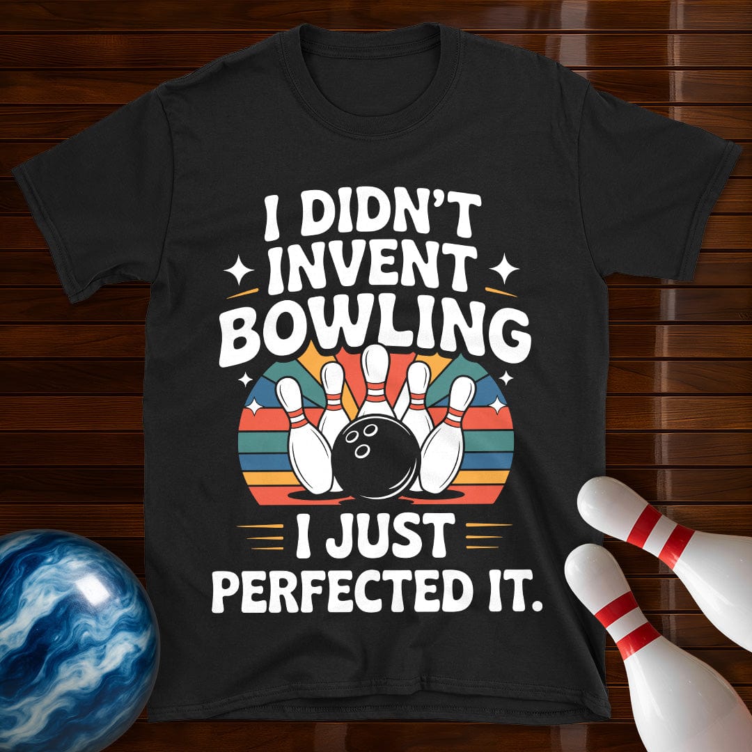 I Didn't Invent Bowling Retro T-Shirt