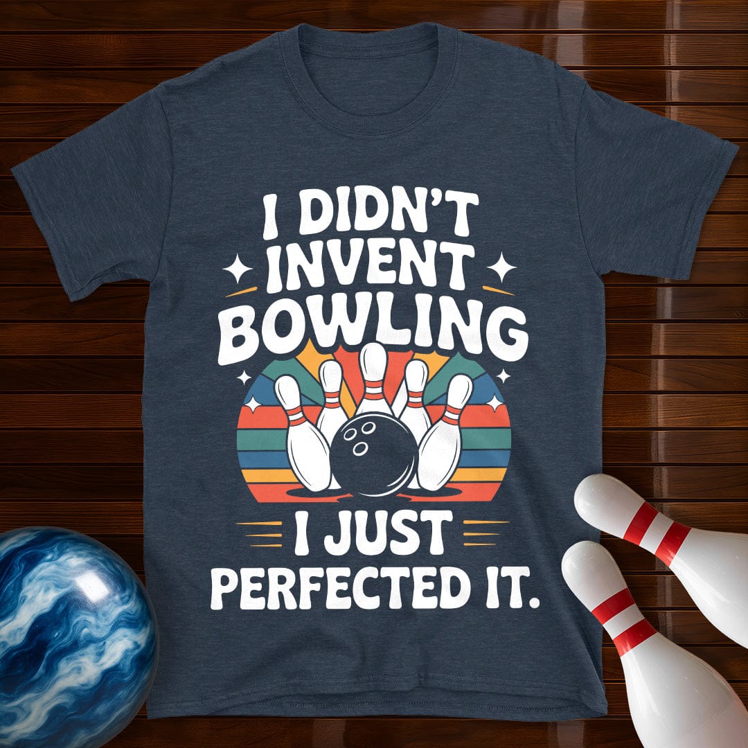 I Didn't Invent Bowling Retro T-Shirt