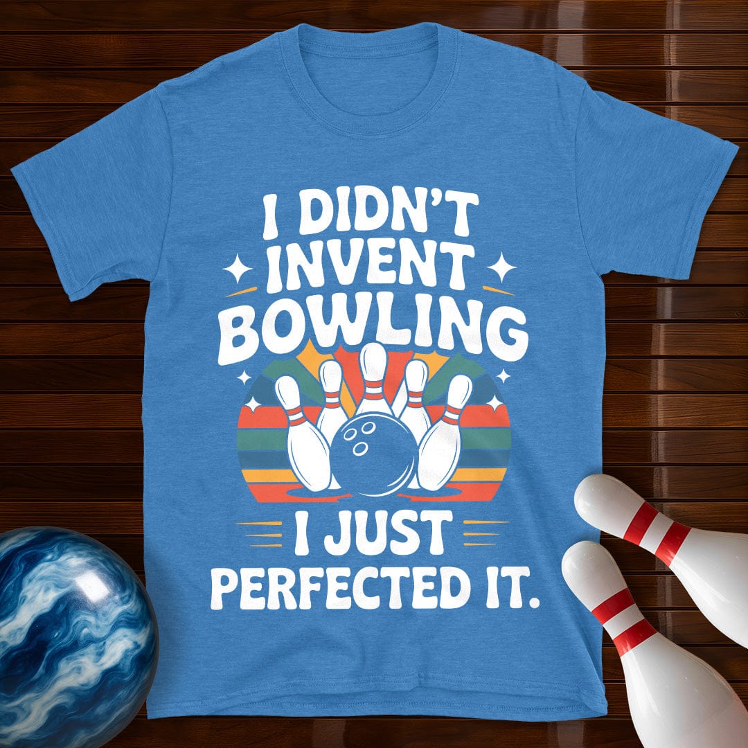 I Didn't Invent Bowling Retro T-Shirt