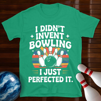 I Didn't Invent Bowling Retro T-Shirt