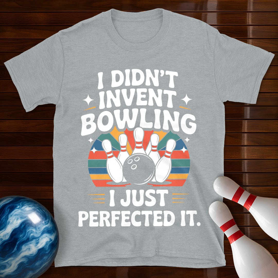 I Didn't Invent Bowling Retro T-Shirt