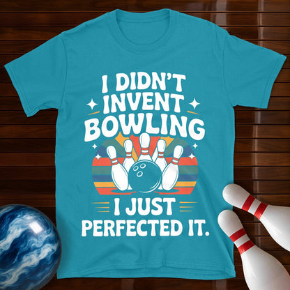 I Didn't Invent Bowling Retro T-Shirt