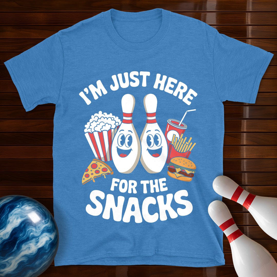 I'm Just Here For The Snacks Bowling T-Shirt