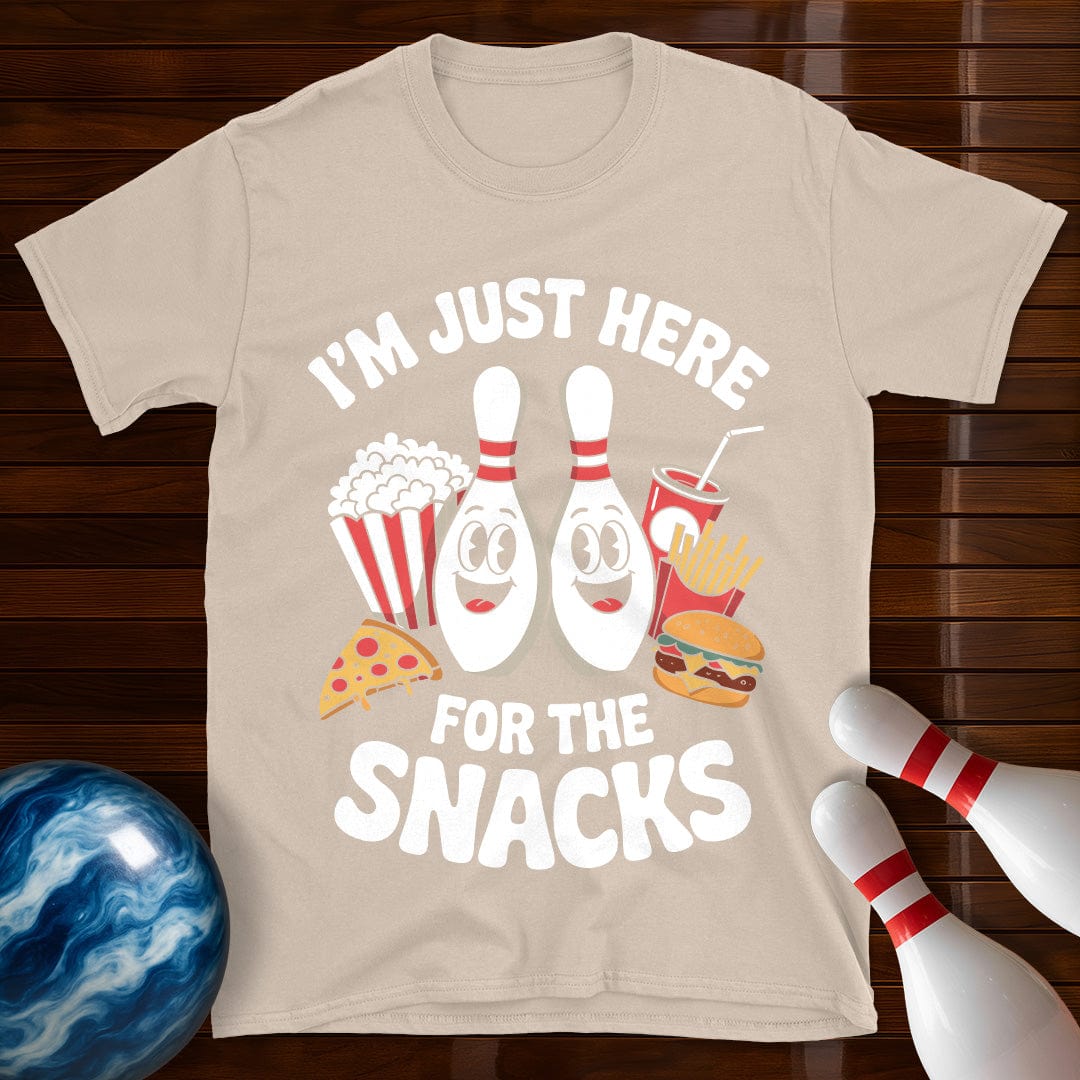 I'm Just Here For The Snacks Bowling T-Shirt