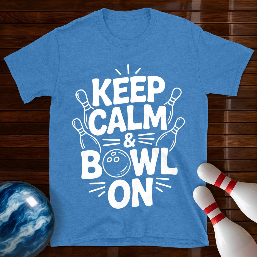 Keep Calm And Bowl On T-Shirt