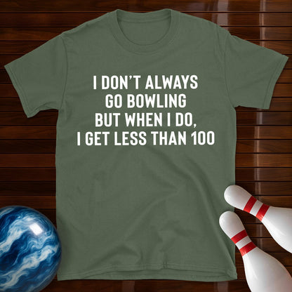 Less Than 100 Bowling T-Shirt