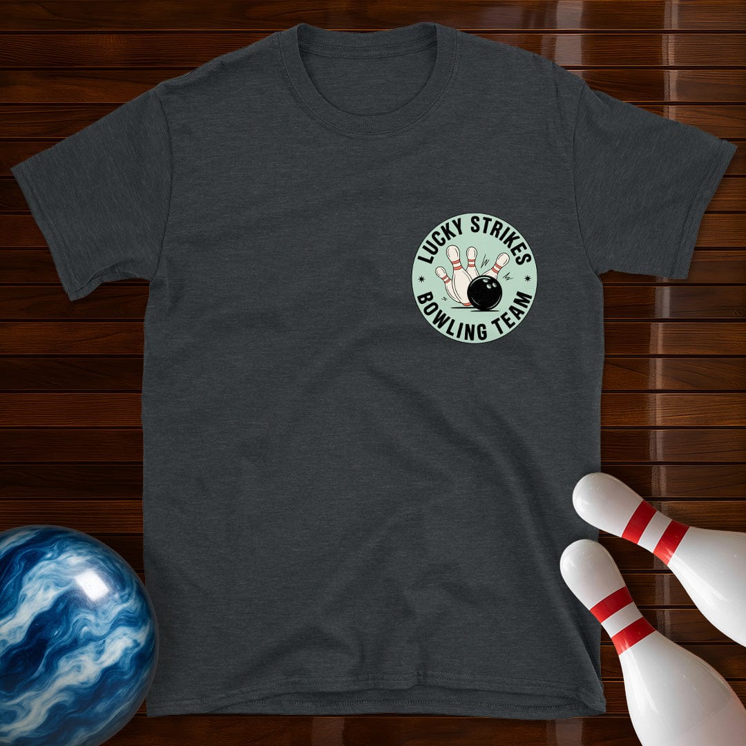 Lucky Strikes Bowling Badge T-Shirt