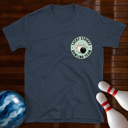 Lucky Strikes Bowling Badge T-Shirt
