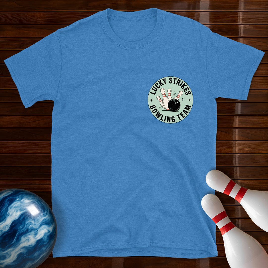 Lucky Strikes Bowling Badge T-Shirt