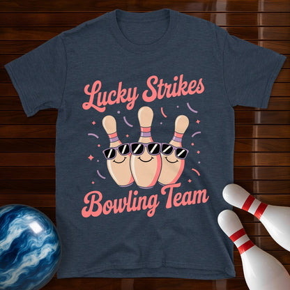 Lucky Strikes Women's Bowling T-Shirt