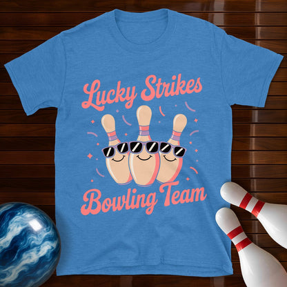 Lucky Strikes Women's Bowling T-Shirt