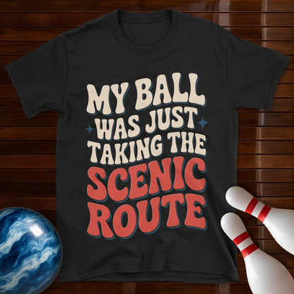My Ball Was Just Taking The Scenic Route Retro Shirt