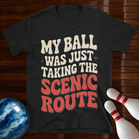 My Ball Was Just Taking The Scenic Route Retro Shirt
