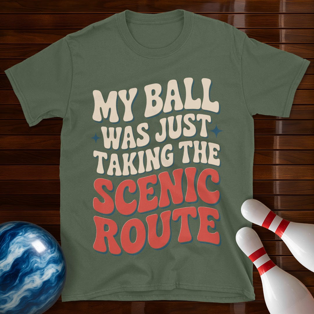 My Ball Was Just Taking The Scenic Route Retro Shirt