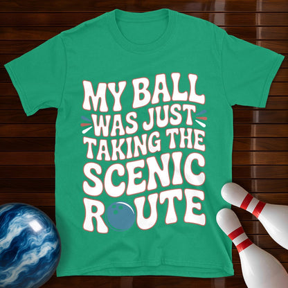 My Ball Was Just Taking The Scenic Route Retro T-Shirt