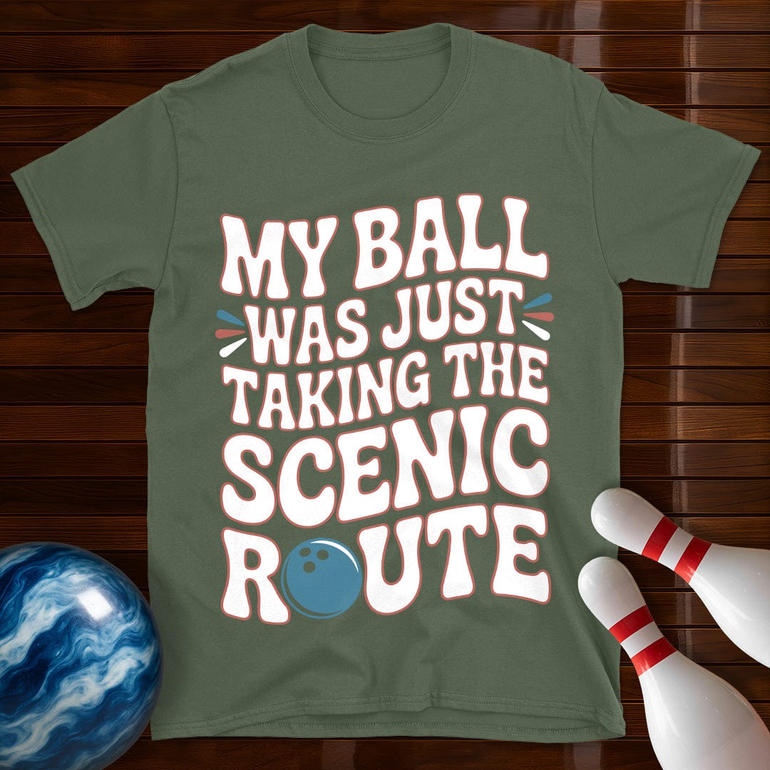 My Ball Was Just Taking The Scenic Route Retro T-Shirt