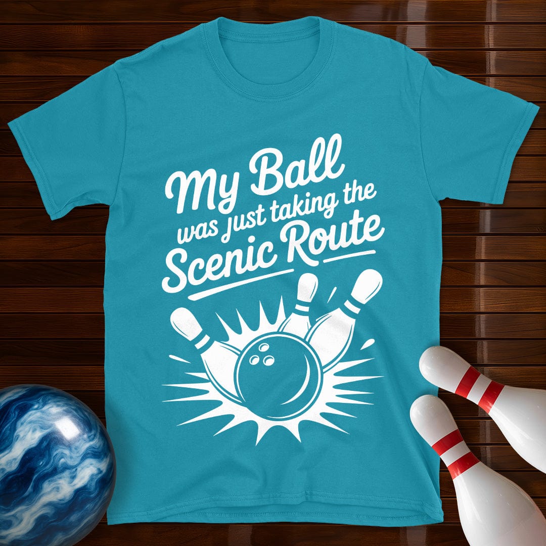 My Ball Was Just Taking The Scenic Route Tee