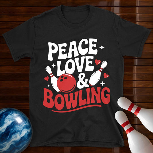 Peace Love Bowling T-Shirt