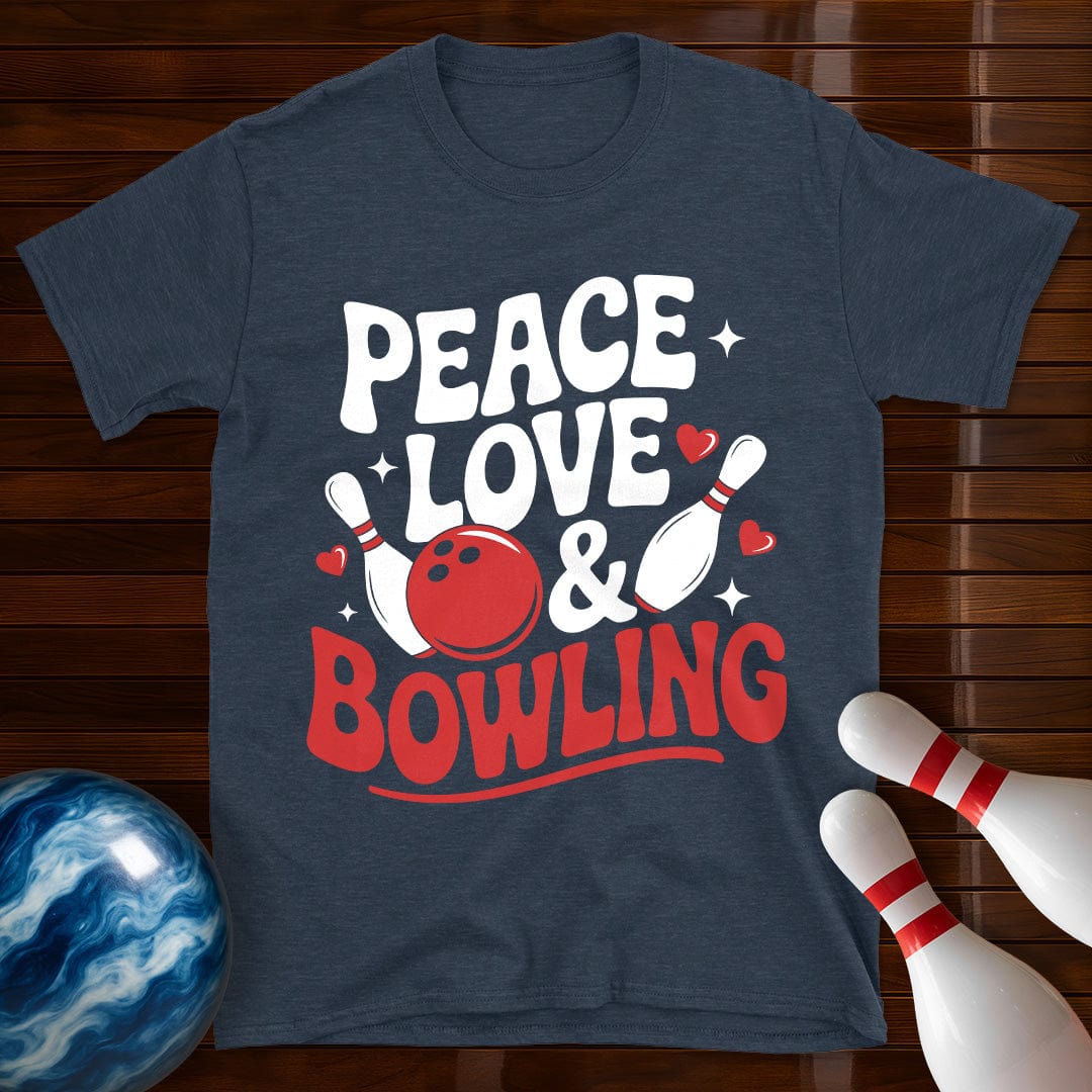 Peace Love Bowling T-Shirt