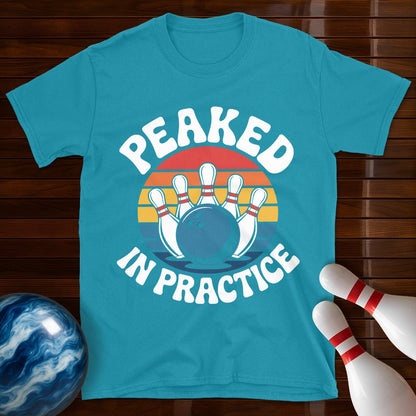 Peaked In Practice Bowling Tee