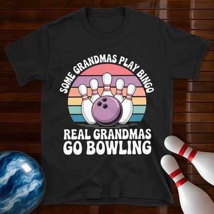 Real Grandmas Go Bowling Shirt