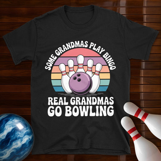 Real Grandmas Go Bowling Shirt
