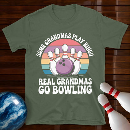 Real Grandmas Go Bowling Shirt
