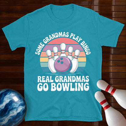 Real Grandmas Go Bowling Shirt