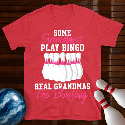 Real Grandmas Go Bowling T-Shirt