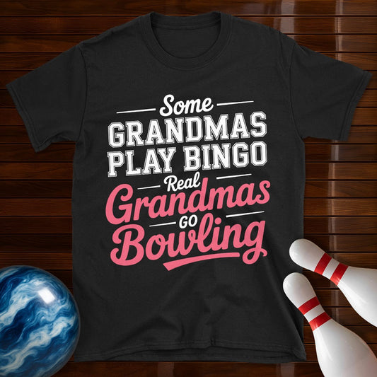 Real Grandmas Go Bowling Tee