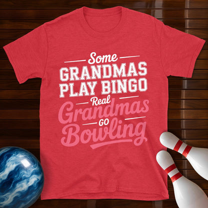 Real Grandmas Go Bowling Tee