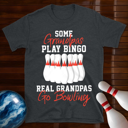 Real Grandpas Go Bowling T-Shirt