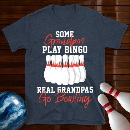 Real Grandpas Go Bowling T-Shirt