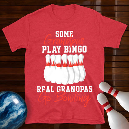 Real Grandpas Go Bowling T-Shirt