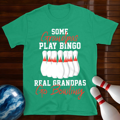 Real Grandpas Go Bowling T-Shirt